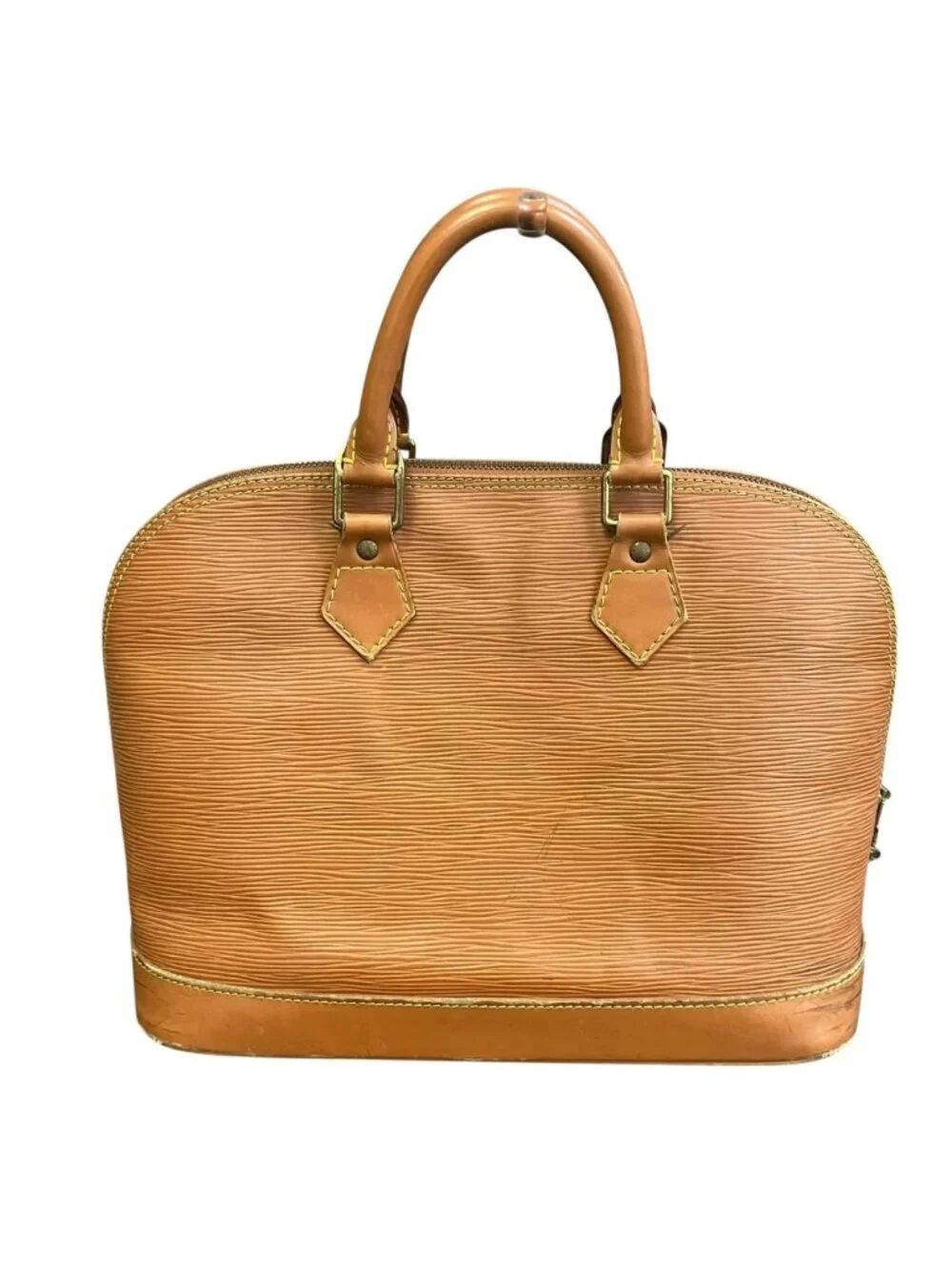 Louis Vuitton Alma Epi Handbag Leather